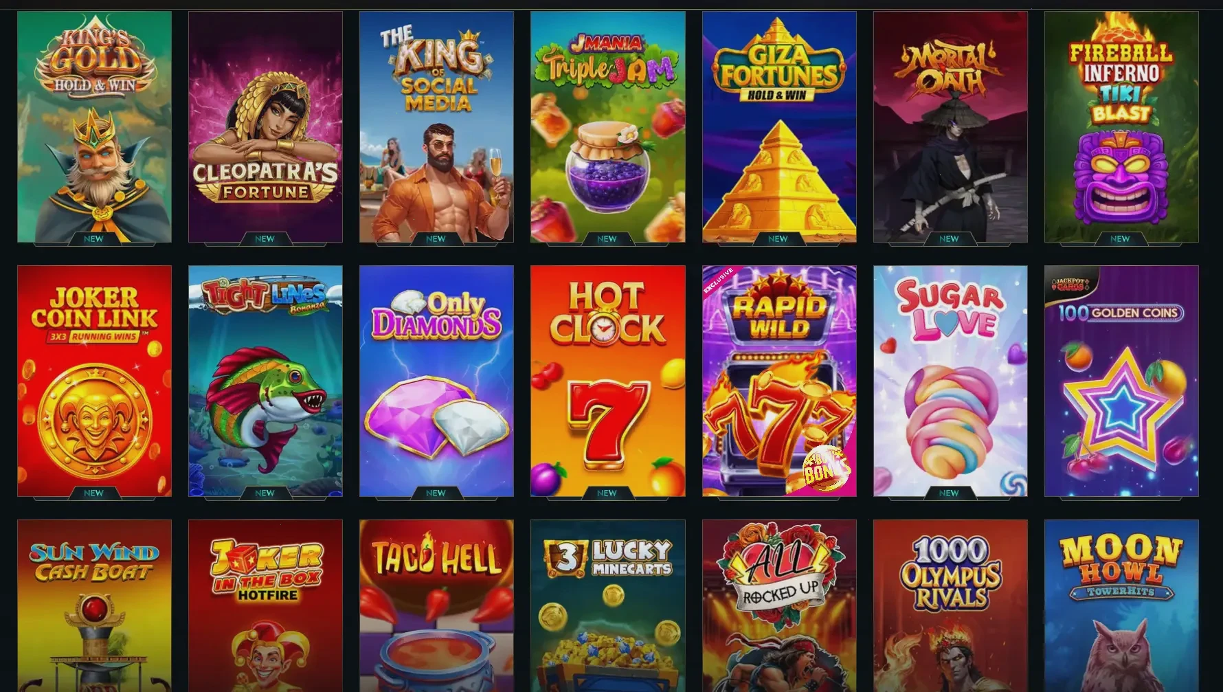 Goat Spins daily rewards dashboard showing bonus and free spins overview